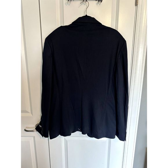 NEW EXPRESS DEEP NAVY EXTRA SLIM LUXE COMFORT SOFT BLAZER JACKET SZ 44R - Picture 4 of 7